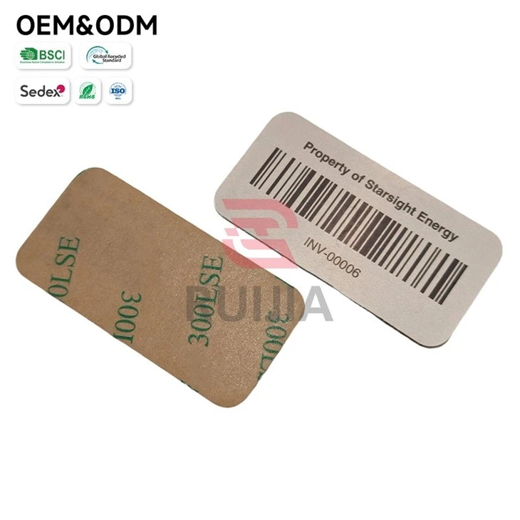 Metal Barcode Stickers factory