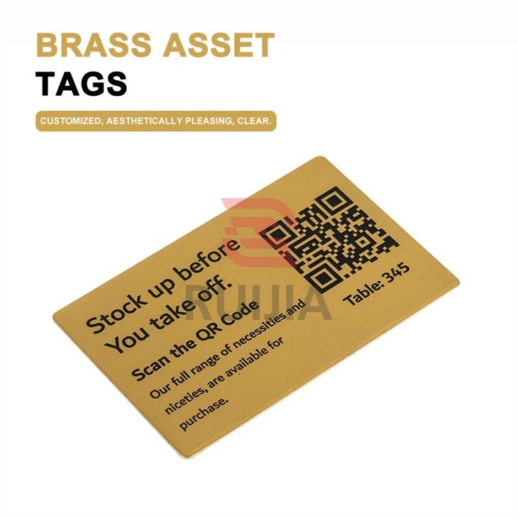 Brass Asset Tags