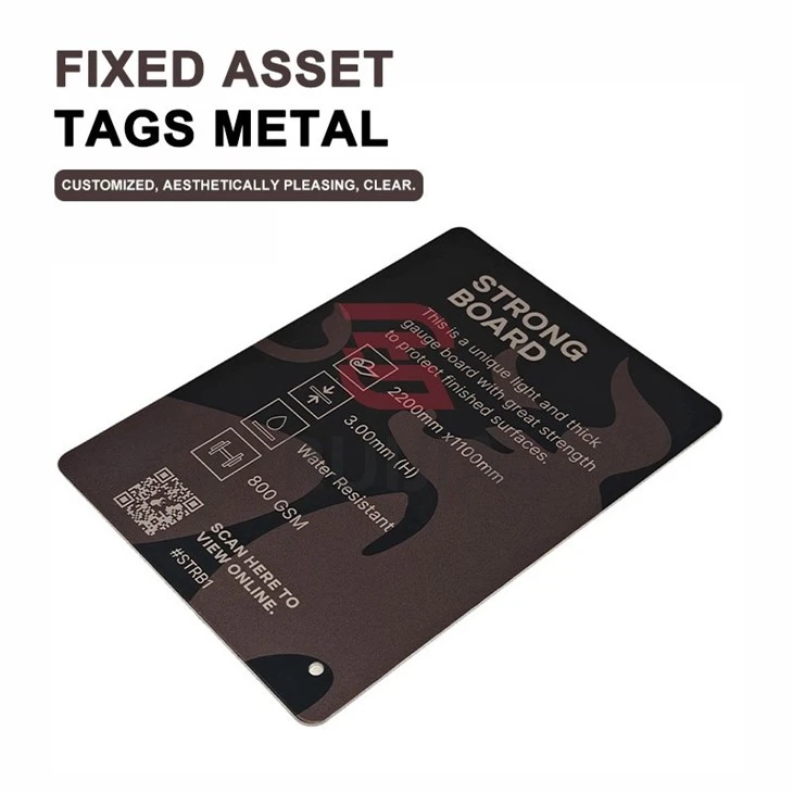 Fixed Asset Tags Metal